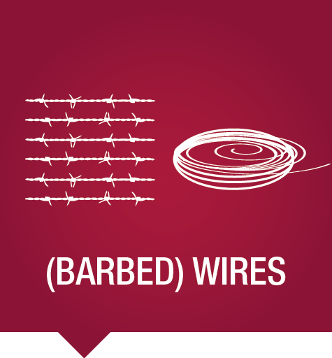 Barbed wires & wires