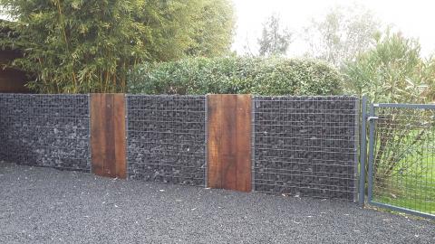 Gabion wall Zenturo - Libourne - France