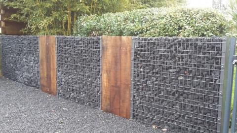 Gabion wall Zenturo - Libourne - France