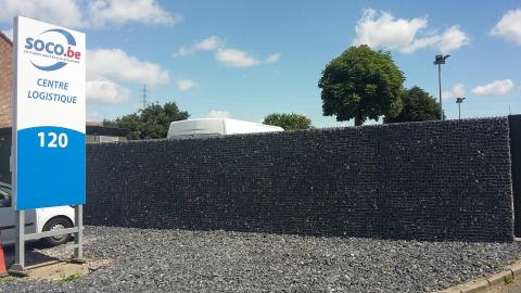 Gabion Stonewall - Damprémy - Belgium 