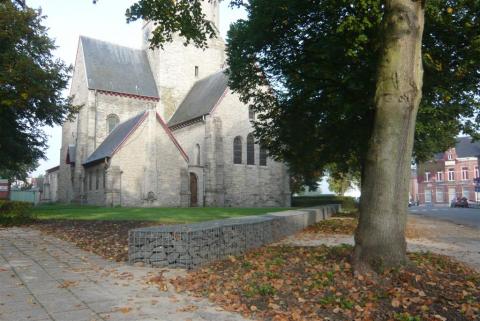 Gabions - Rollegem - Belgium - Center village