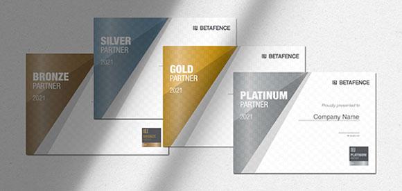 Betafence Partner Programme Certificates
